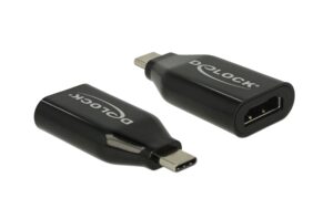 Monitoradapter USB Typ-C zu HDMI 4K bis 60Hz, schwarz, DP Alternate Mode