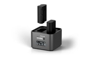 Hähnel pro Cube2 Ladegerät Nikon lädt Akkus oder 4 AA Akkus