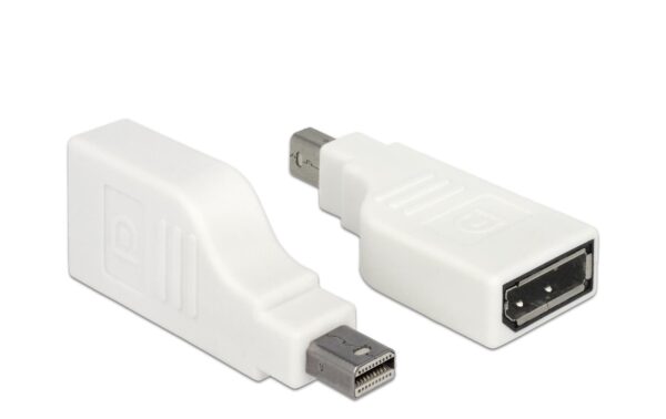 663289 - Mediatech Mini-Displayport zu Displayport Adapter, 4K Mini-DP Stecker auf DP Buchse,90° gewinkelt