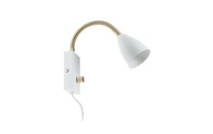 MARKSLOJD Ciro 1L Wandleuchte Weiss 106588, exkl. 1x GU10 35W, Dimmer