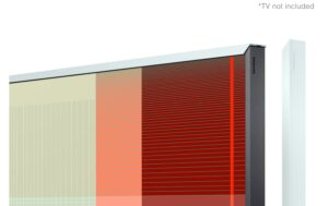Rahmen zu Framen TV 55 Porzelan blau Aluminium Limited Edition