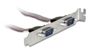 Seriel 2 Ports  RS-232 Bracket Full Hight, 1:1 Belegung, 27cm Kabel