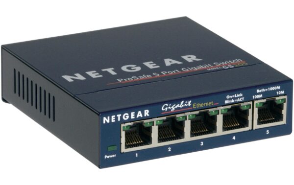 67112 - Mediatech Netgear GS105: 5 Port Switch 5-Port Gigabit Ethernet Switch kaufen Schweiz | Mediatech.ch
