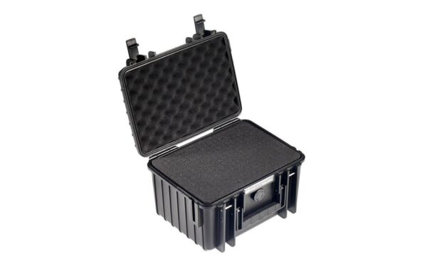 673706 - Mediatech B&W Outdoor-Koffer Typ 2000 - SI schwarz Innenmasse: 249x175x155mm
