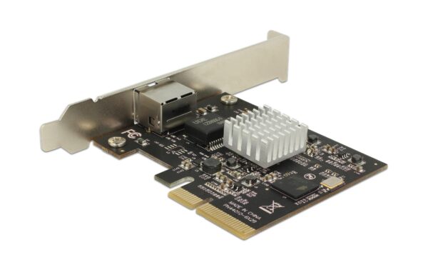 Delock PCI-Express-x4 Netzwerkkarte, 10Gbps inkl. Low profile Slotblech,NBase-T Support