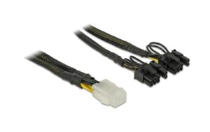 Delock 6Pin auf 2x 8Pin oder 2x 6Pin Stromadapter für PCI-Express Highend Grafikkarten, 30cm kaufen | Mediatech.ch