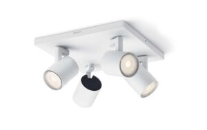 Philips MyLiving Spot 53094/31/P0 Aluminium, 4x3.5W, GU10, IP20, weiss