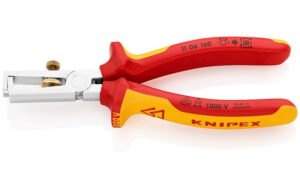 Knipex Abisolierzange VDE-geprüft 160 mm isoliert mit Mehrkomponenten-Hüllen kaufen | Mediatech.ch