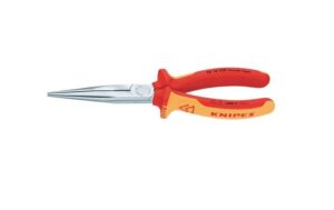 Knipex Flachrundzange mit Schneide verchromt VDE-geprüft 200 mm kaufen | Mediatech.ch
