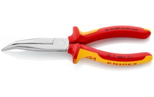 Knipex Flachrundzange mit Schneide verchromt VDE-geprüft 200 mm kaufen | Mediatech.ch