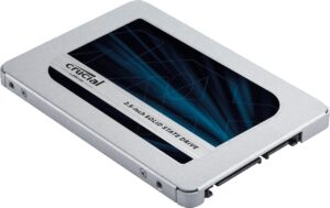 Crucial SSD MX500 1TB, 2.5, 7mm, SATA3 3D NAND, lesen 560MB/s, schreiben 510MB/s