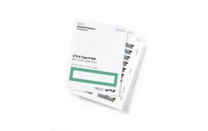 HPE Q2015A: 100 Strichcode Etiketten LTO-8 100 Etiketten Daten und 10 Reinigungstapes