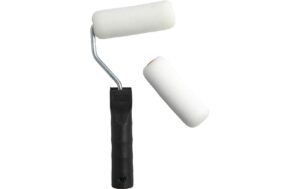 Creativ Company Farbroller mit Griff 10 cm Packung mit 2 Rollen