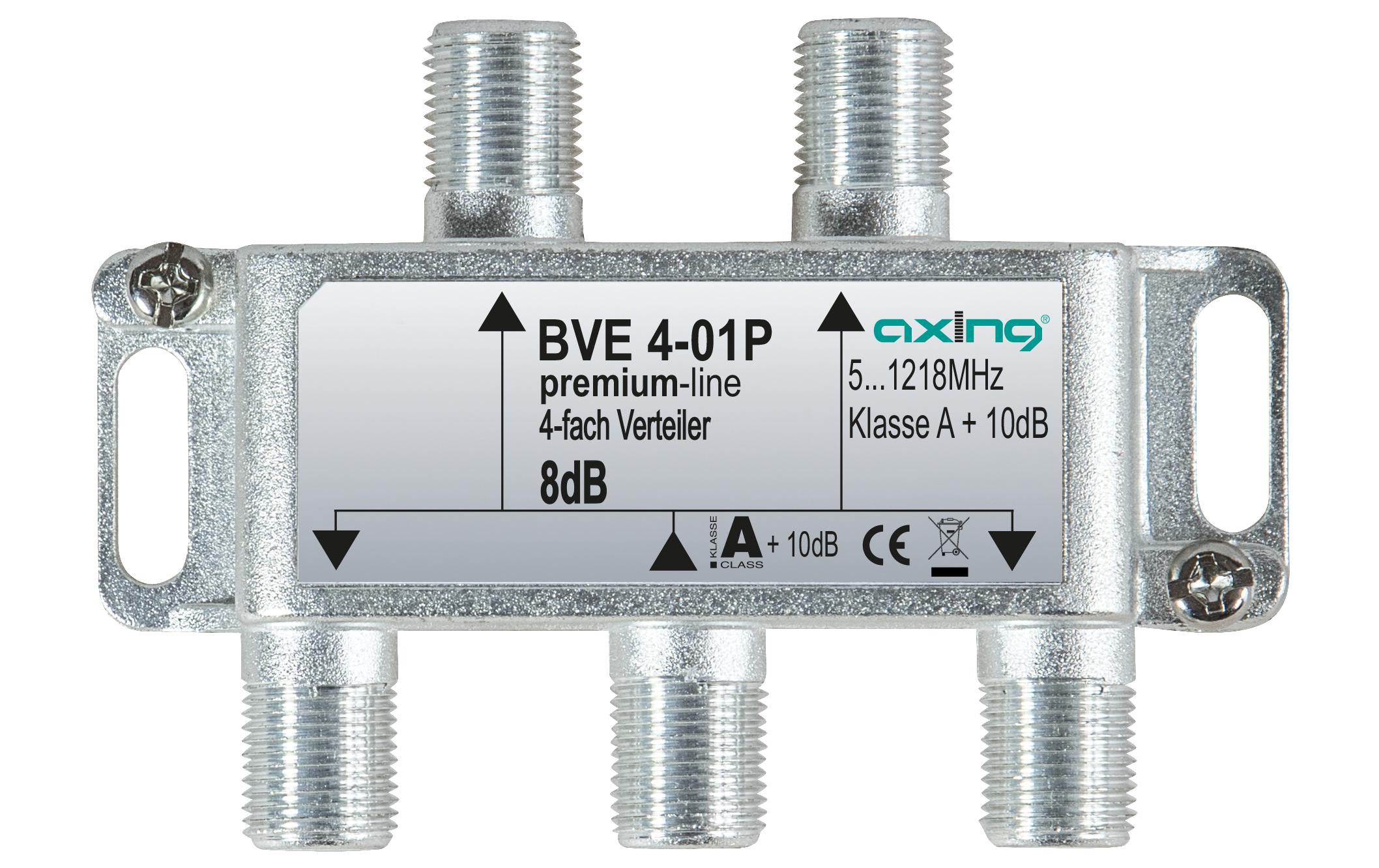 Axing BVE 4-01P 4-fach Verteiler, 51218 MHz, Bauform 01 kaufen Schweiz | Mediatech.ch