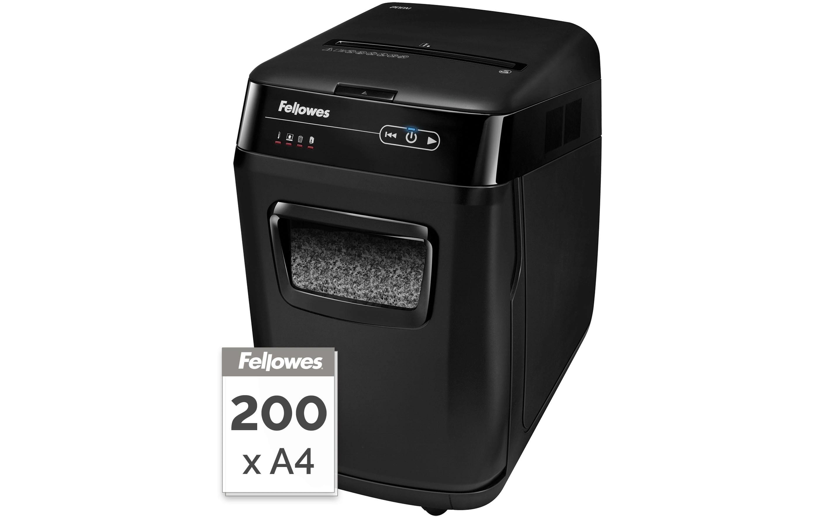 709648_1 - Mediatech Fellowes Aktenvernichter AutoMax 200M 1-3 Nutzer, bis 200 Blatt