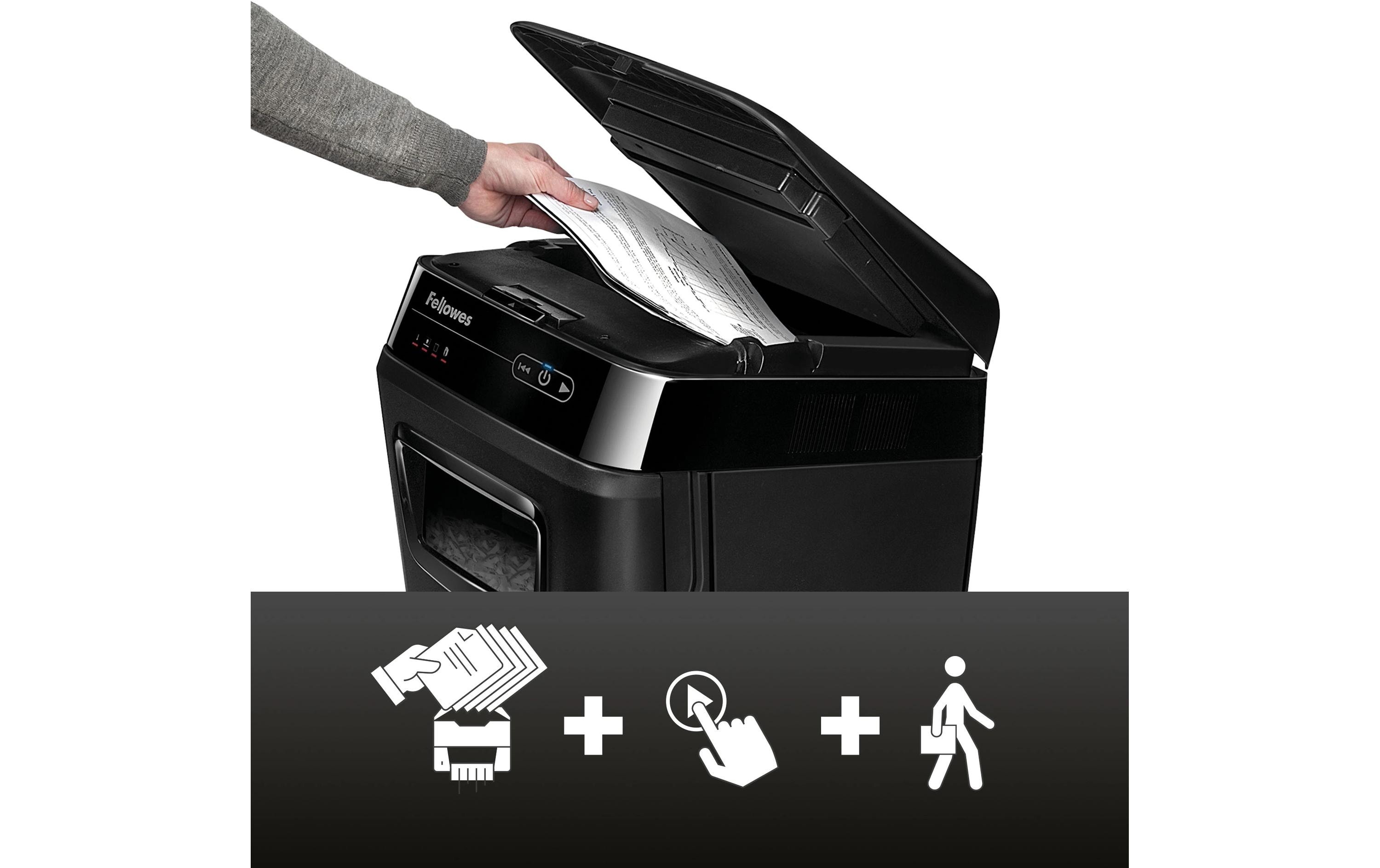709648_3 - Mediatech Fellowes Aktenvernichter AutoMax 200M 1-3 Nutzer, bis 200 Blatt