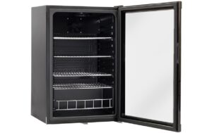 Kibernetik Kühlschrank 115 Liter C, 115l, schwarz, Glastür