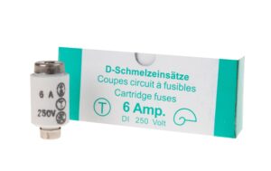 Elektromaterial Sicherungseinsätze DT I 6A träge, 5 Stück kaufen | Mediatech.ch