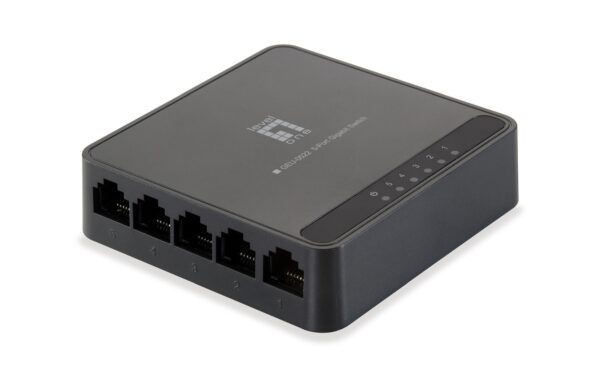 LevelOne GEU-0522: 5-Port-Gigabit-Switch 1000Mbps, externes Netzteil kaufen Schweiz | Mediatech.ch