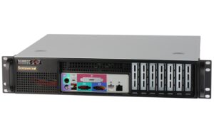 Supermicro SC523L-505B: Servergehäuse 19 nur 369mm tief, 500W NT, Anschlüsse vorne
