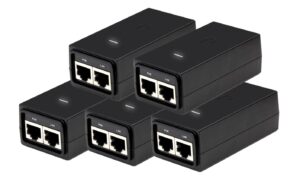 Ubiquiti Passive PoE GE Injector: 24V, 12W für passive PoE Geräte,  CH-Kabel, 5-Pack
