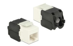 Delock Keystone Modul Cat.6A, UTP, weiss extern: RJ45 Buchse, Intern LSA Leiste kaufen Schweiz | Mediatech.ch