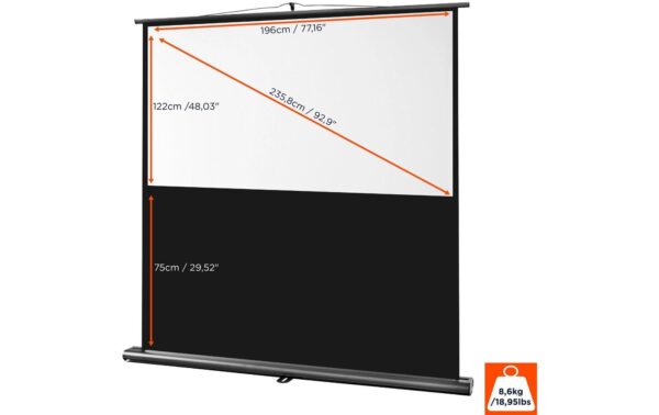 Celexon, Ultramobil Professional, Leinwand 16:10, manuell, 200x125cm