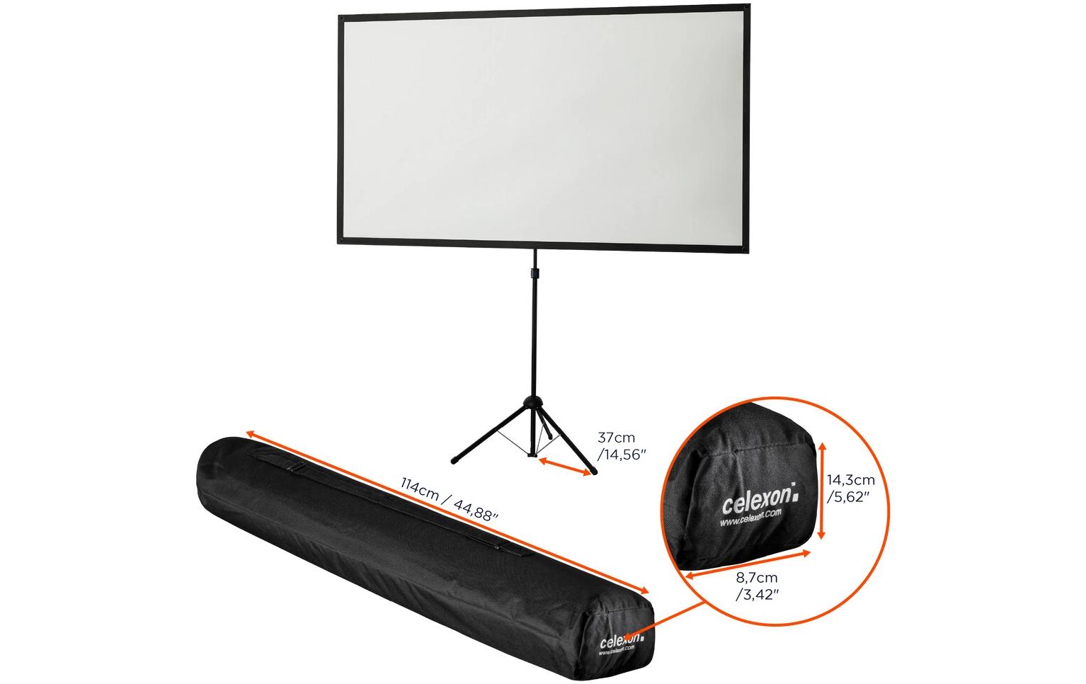 726261_1 - Mediatech Celexon Ultra-Lightweight Stativ 16:9 Leinwand 177x100cm