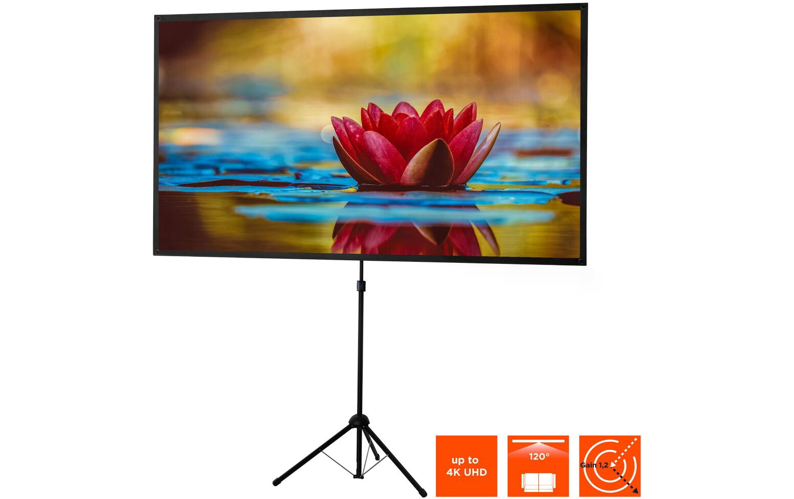 726261_2 - Mediatech Celexon Ultra-Lightweight Stativ 16:9 Leinwand 177x100cm