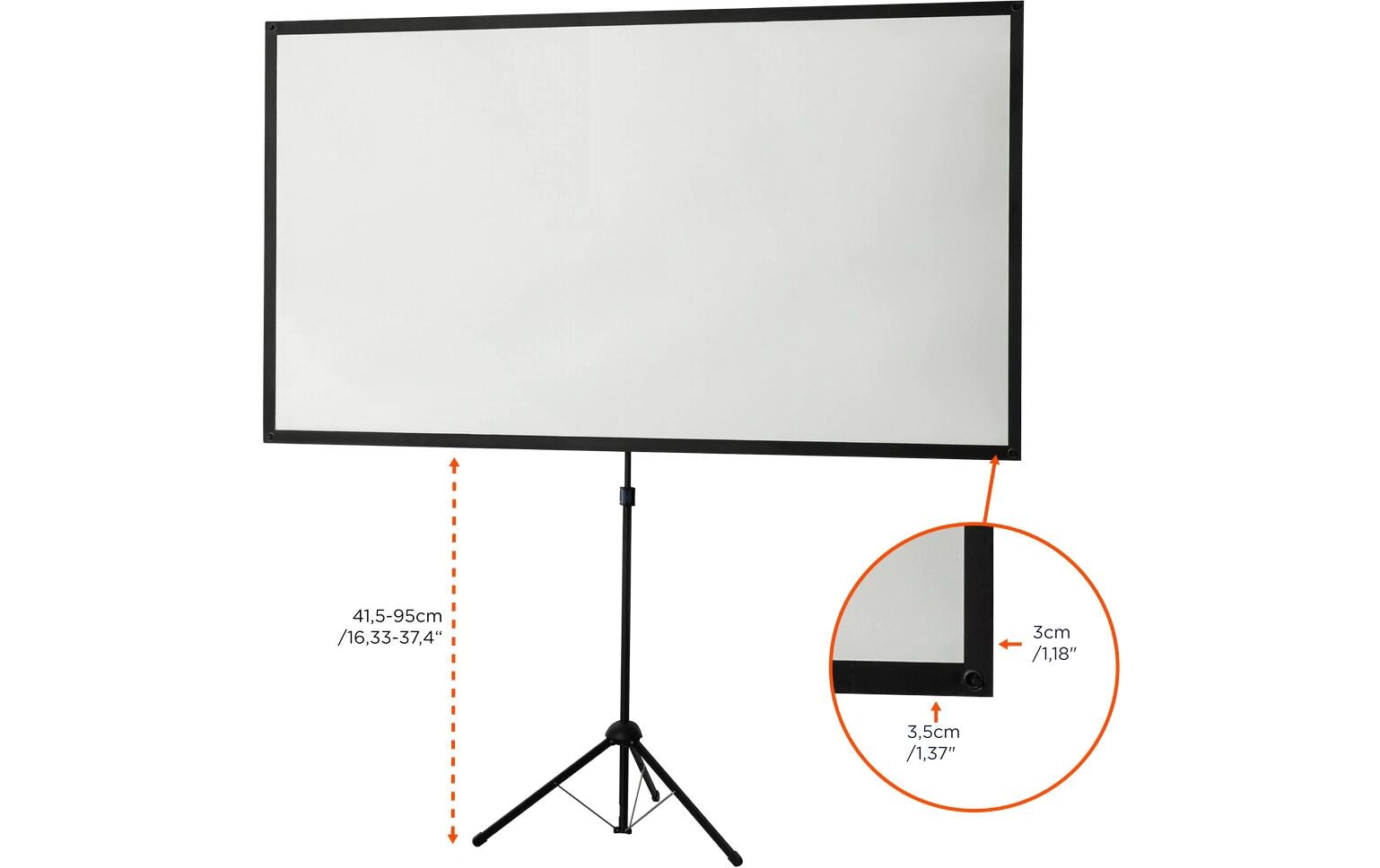 726261_3 - Mediatech Celexon Ultra-Lightweight Stativ 16:9 Leinwand 177x100cm