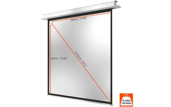 Celexon, Deckeneinbau Motor Professional + 1:1, elektrisch, 180x180cm
