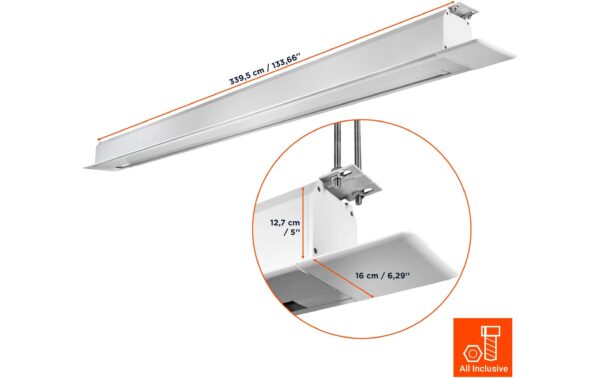 Celexon, Deckeneinbau Motor Professional + 4:3, elektrisch, 300x225cm