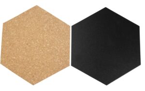 Securit Kork+Kreidetafel Silhoue. Sechseck 4x Kreidetafel+ 3x Korktafel kaufen Schweiz | Mediatech.ch