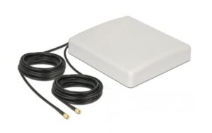 LTE/HSPA/GSM Antenne, 2x SMA-Stecker 8dBi Gewinn, Outdoor Richtstrah, 10m Kabel