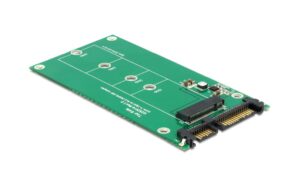 Delock M.2 zu SATA Adapter, ohne Rahmen Betrieb von M.2 SATA SSDs an 2.5 SATA kaufen Schweiz | Mediatech.ch
