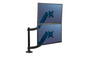 Fellowes Doppel-Monitorarm Plativum Serie vertikal, Tragfähigkeit bis zu 9kg