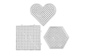 Creativ Company Steckplatten-Set JUMBO 6 Stück, geometrische Figuren