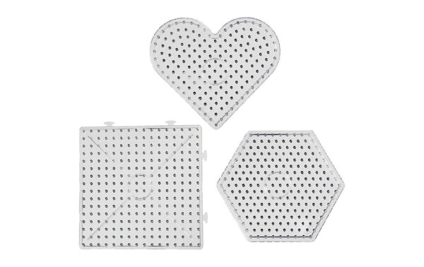 Creativ Company Steckplatten-Set JUMBO 6 Stück, geometrische Figuren