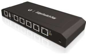 Ubiquiti Edgeswitch ES-5XP: 5 Port 1Gbps managed, 24Volt passiv PoE für Ubiquiti