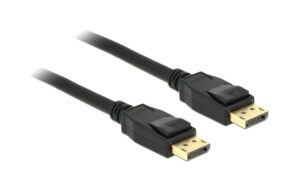 745454 - Mediatech Delock DisplayPort - Displayport Kabel,1.5m Schwarz, Auflösung bis 3820 x 2160 @ 60 Hz