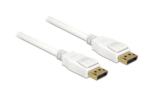 745455 - Mediatech Delock DisplayPort - Displayport Kabel,50cm Weiss, Auflösung bis 3820 x 2160 @ 60 Hz