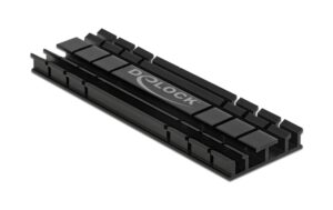 Delock M.2 Kühlkörper, 70x22x5.2mm schwarz, selbstklebend kaufen Schweiz | Mediatech.ch
