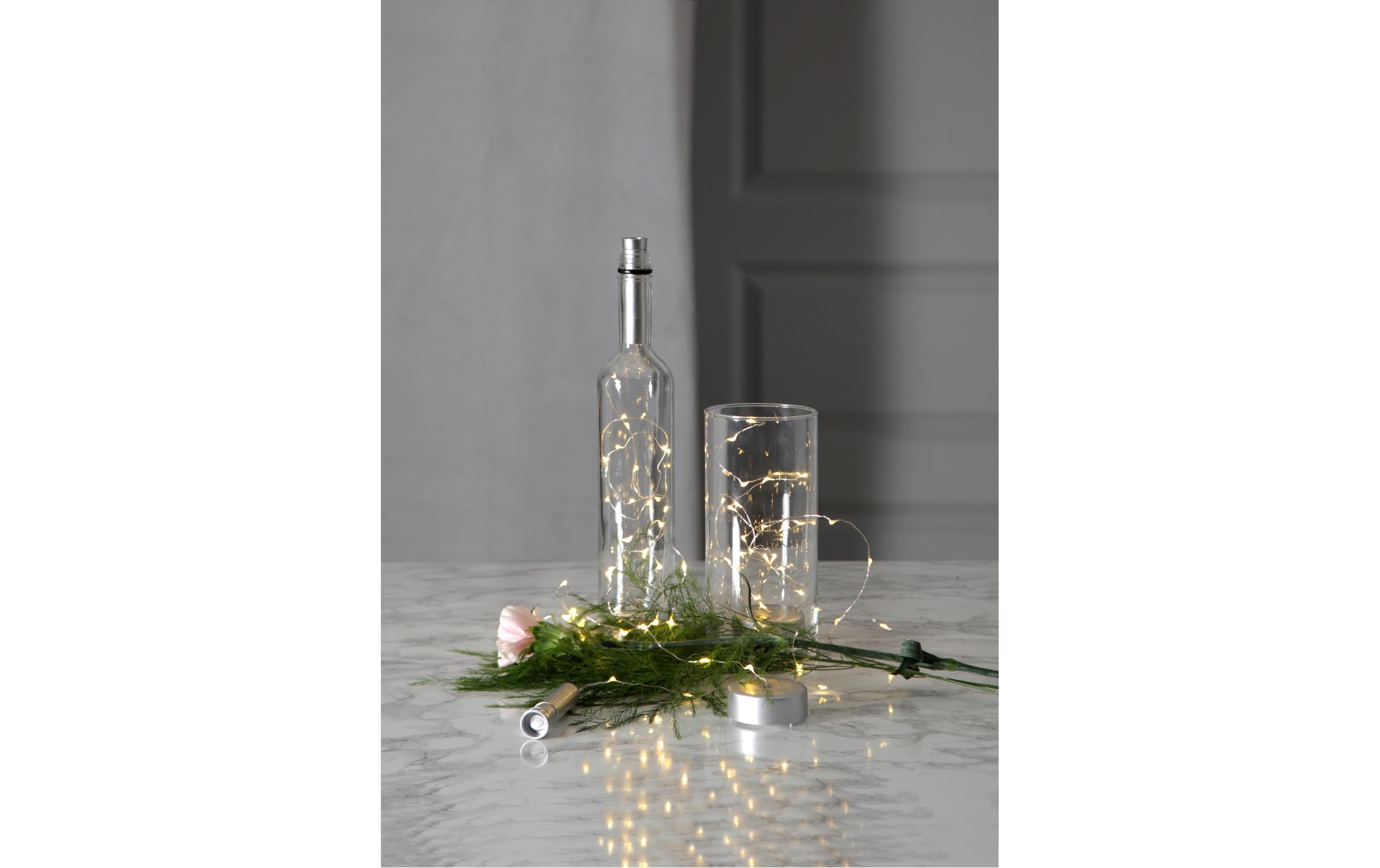 748001_2 - Mediatech Star Trading LED-Angel Hair, 40 LED, Bat: 1xAA m Timer, warmwhite/silber