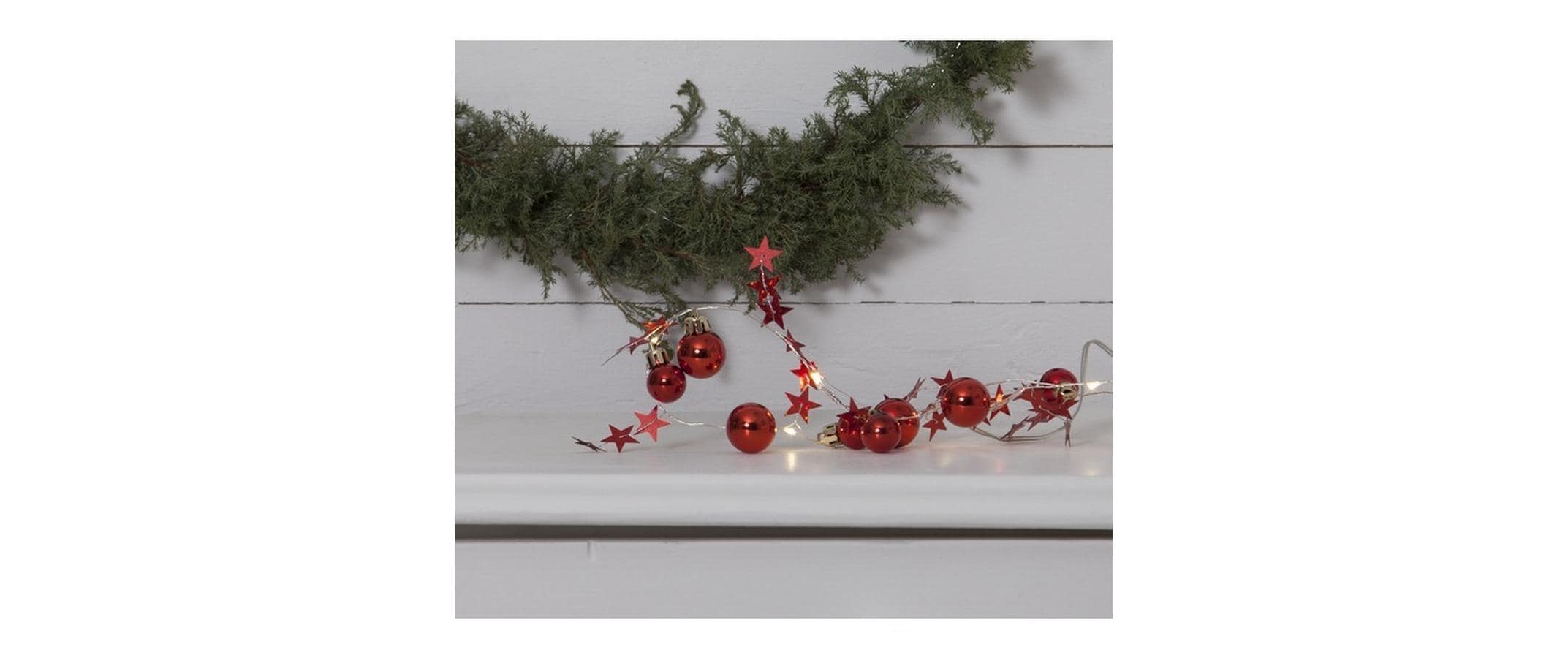 748007_1 - Mediatech Star Trading LED Lichterkette Stern rot 10 LED, Bat: 3xAA m Timer, Zul 50cm L:90cm