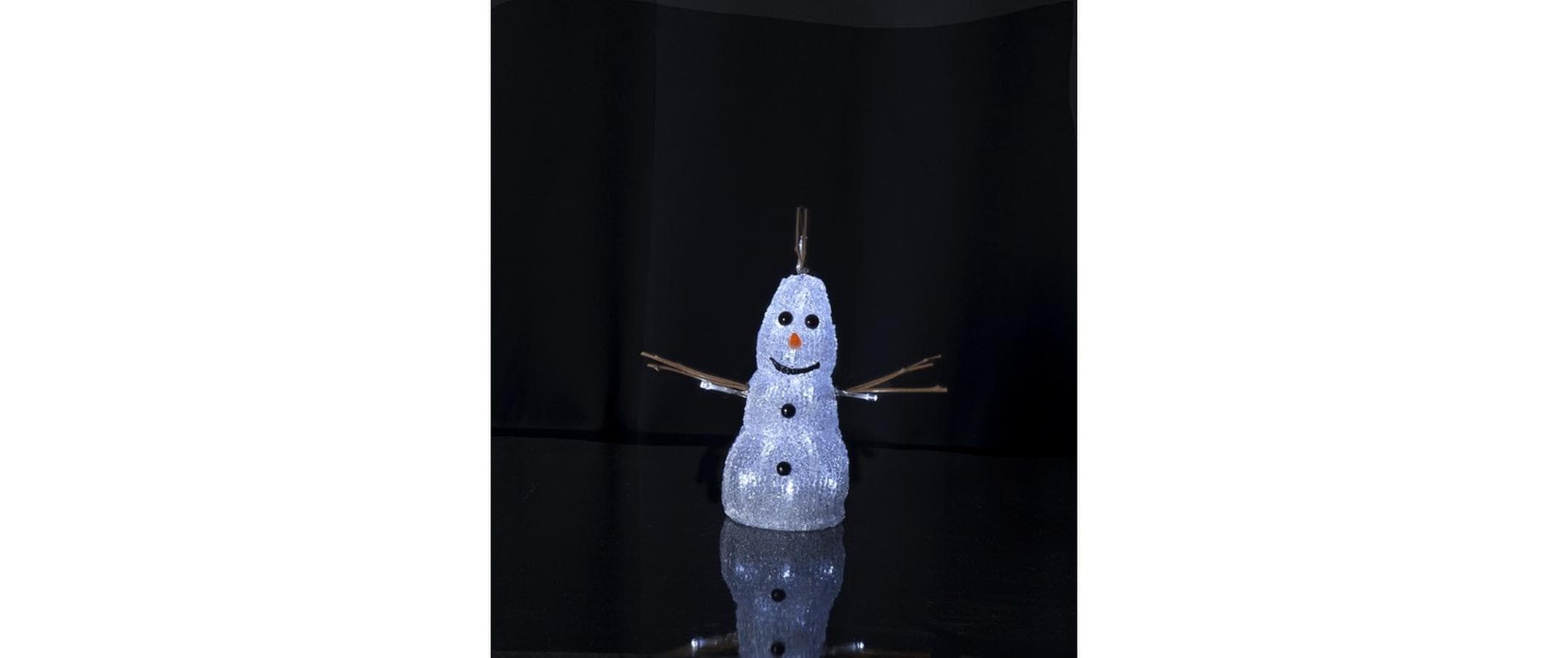 749088_2 - Mediatech Star Trading LED Schneemann Crystaline 20 LED, Bat: 2xAAA m Timer, LxB: 25x26cm