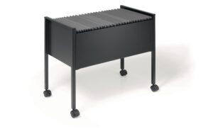 Durable Hängemappenwagen Economy 80 A4 Hängemappen A4 mit 4 Rollen, schwarz