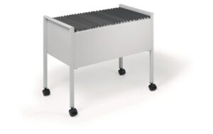 Durable Hängemappenwagen Economy 80 A4 Hängemappen A4 mit 4 Rollen, grau