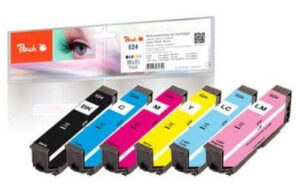 754530 - Mediatech Peach Tinte Epson 24 MultiPack 1x 7.6ml, 5x 6.2ml, 6x 400 Seiten kaufen Schweiz | Mediatech.ch