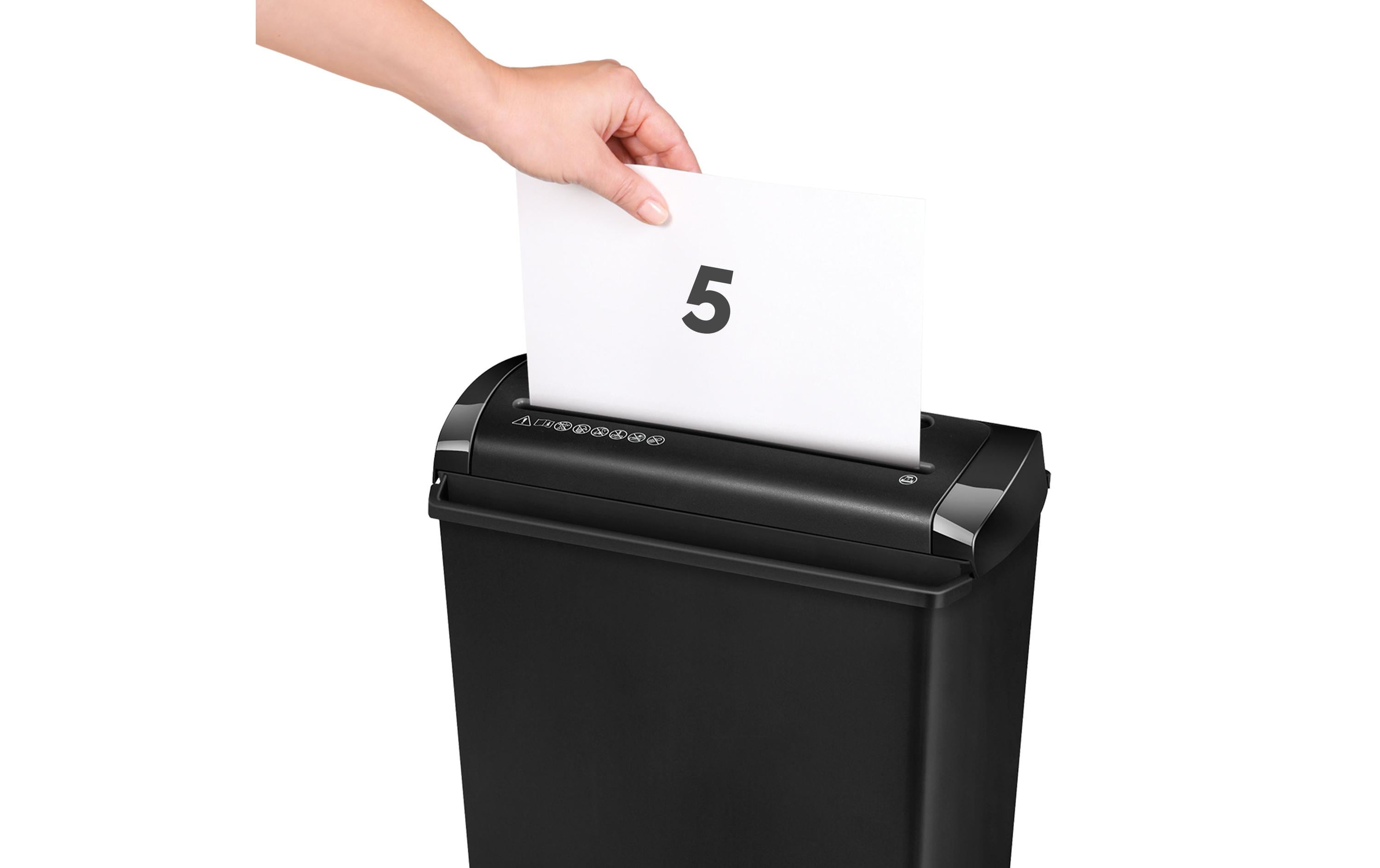754723_1 - Mediatech Fellowes Aktenvernichter P-25S Bis 5 Blatt, 11 Liter, Sicherheitsstufe P-1