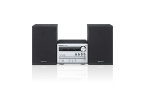 Panasonic PM254 Silber, Micro HiFi System 20W, CD, Bluetooth, DAB+, USB